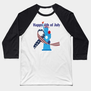 Happy 4th of july Baseball T-Shirt